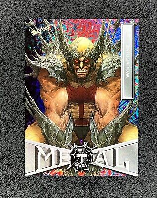 2021 2022 Skybox Marvel Metal Universe Spider-Man Wolverine GRANDIOSE #100 SP