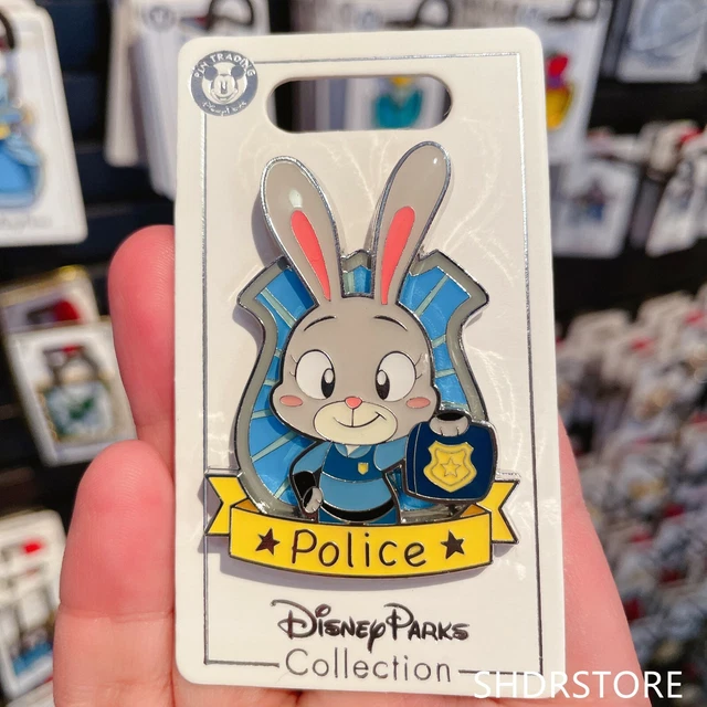 DISNEY PIN CUTE Zootopia judy hopps nick wilde sunshine shanghai