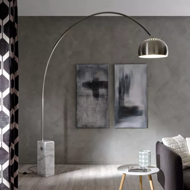 Stilprojectstore - Luumos la lampada ad arco da terra con base in marmo