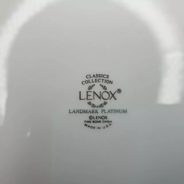 Lenox Landmark Platinum 5 -5 Piece Place Setting FOR ROAD Only 2