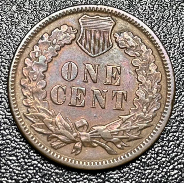 1885 Indian Head Cent 1c High Grade AU Details 2