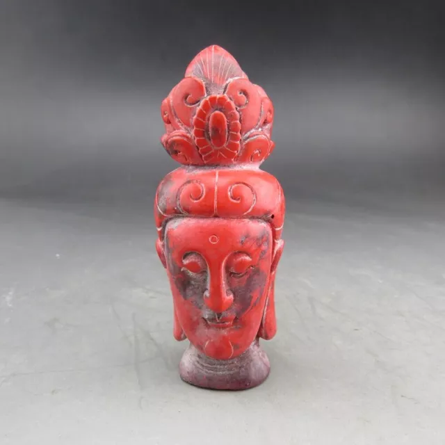 Chinese jade,noble collection,jade,Guanyin head,pendant M668