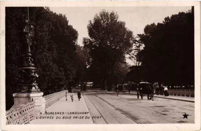 CPA SURESNES-Longchamp - L'Entrance du Bois taken from the Pont (740729)