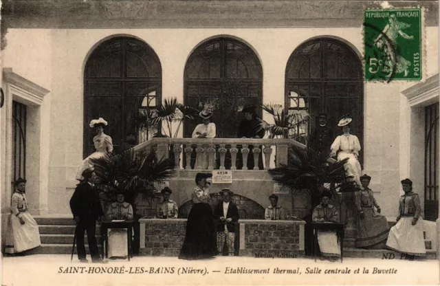 CPA St-HONORÉ-les-BAINS - Etabl. thermal Salle (293030)