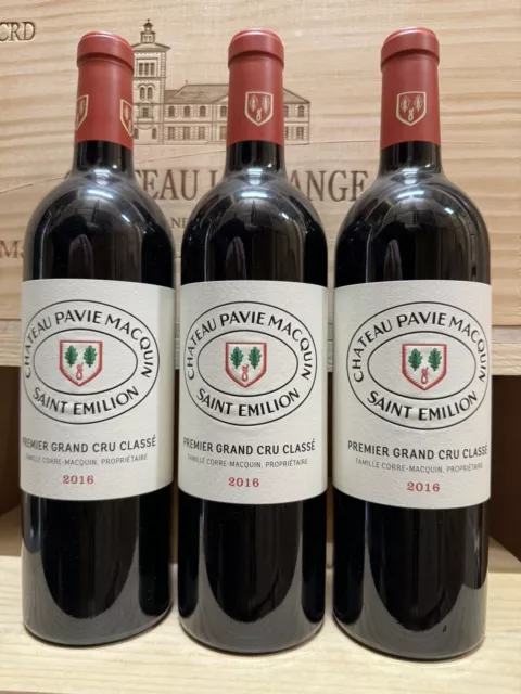 Château Pavie Macquin 2016  3 Bt  Parker : 96/100 / Ws : 95/100 !!!