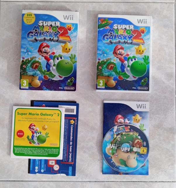 Pacchetto Super Mario Galaxy 2 Nintendo Wii  come NUOVO MULTILINGUA DVD 🌍⭐