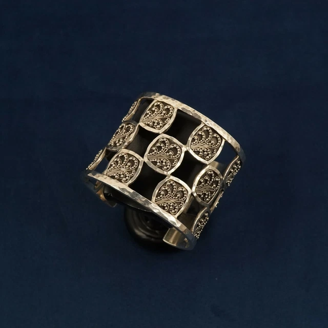 Lois Hill Hammered Filigree Sterling Silver Cuff - Free Shipping USA Lois Hill Hammered Filigree Sterling Silver Cuff - Free Shipping USA