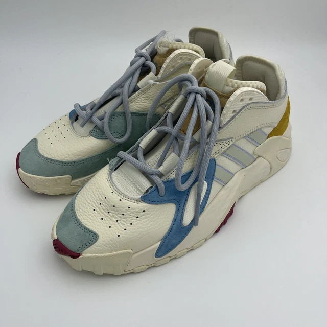 Adidas Originals Streetball Shoes Cream White/Hazy Blue Mens Size 7.5 Womens 8.5
