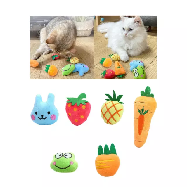 Catnip Toys for Indoor Cats Kitten Interactive Toy Cat Pillows Chew Toys