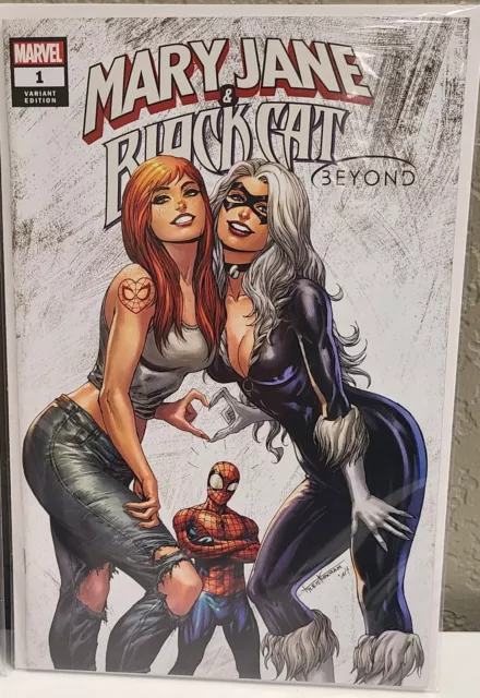Mary Jane And Black Cat Beyond #1 Tyler Kirkham Exclusive Spider-Man