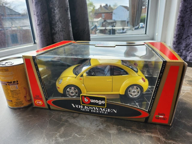 Burago Or 1/18 Volkswagen New Beetle Blanche 1998 – Collection – Occasion