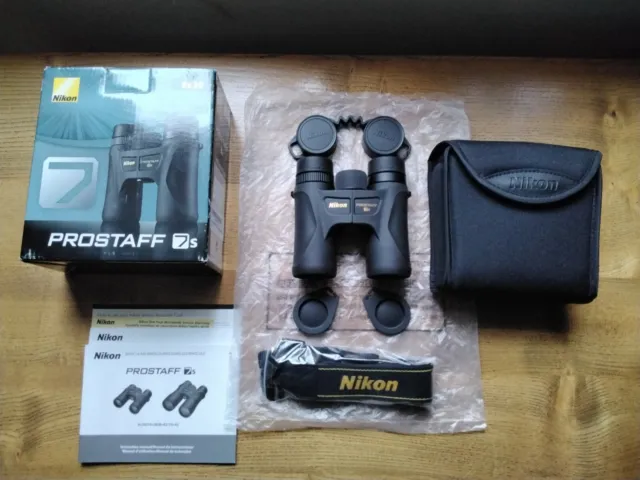 Nikon Prostaff 7S 8x30 Boxed+Accessories, Quality Modern Optics.