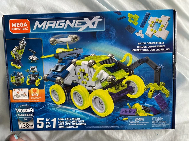 Mega Construx Magnext 5-in-1 Mag-Explorers Rover COMPLETE 138 Pcs #GFF26