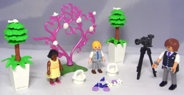 PLAYMOBIL da 9230 fotografo con figli dei fiori piante cesti per matrimonio #25