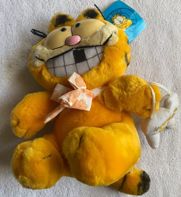 Vintage Dakin Garfield Plush Stuffed Toy Animal Cat 1978-1981 Tooth Fairy