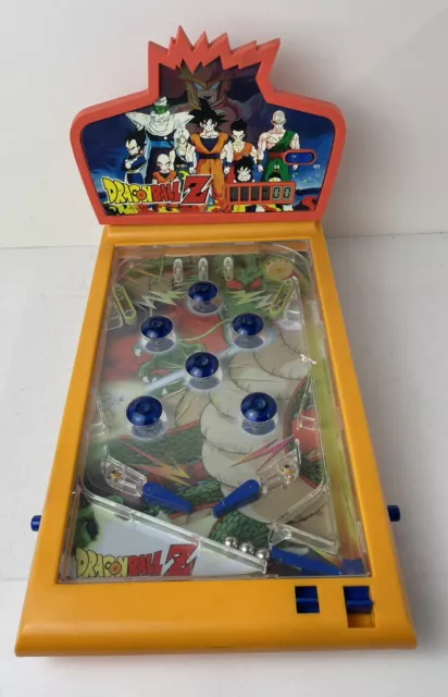 Vintage 1999 DRAGON BALL Z Electronic Tabletop PINBALL MACHINE Toy Game WORKS!