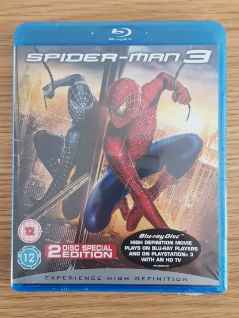 SPIDERMAN 3 BLU Ray Disc Movie Film 2 Disc Special Edition Marvel New  Sealed EUR 4,63 - PicClick IT