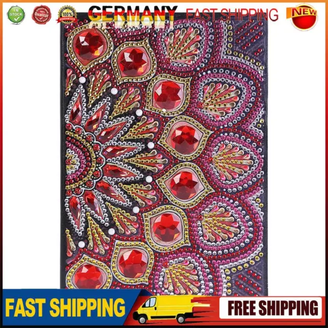 DIY Mandala Special Shaped Diamond Painting 50 Pages A5 Notebook Painting Book