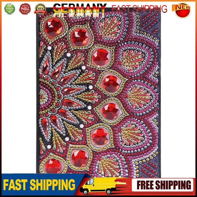 DIY Mandala Special Shaped Diamond Painting 50 Pages A5 Notebook Painting Book
