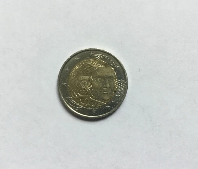 Piece De  2 Euros Rare Simone Veil En Tres Bon Etat 2018