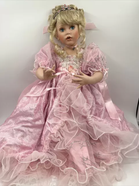 Paradise Galleries Treasury Collection 31 inch Porcelain Doll Limited #597