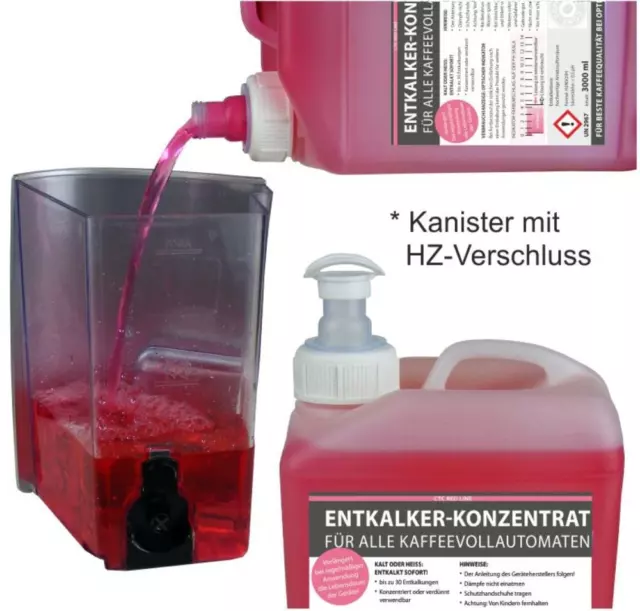 5,5L Entkalker Konzentrat (+10%) Indikator, Amidosulfon,alle Kaffeevollautomaten