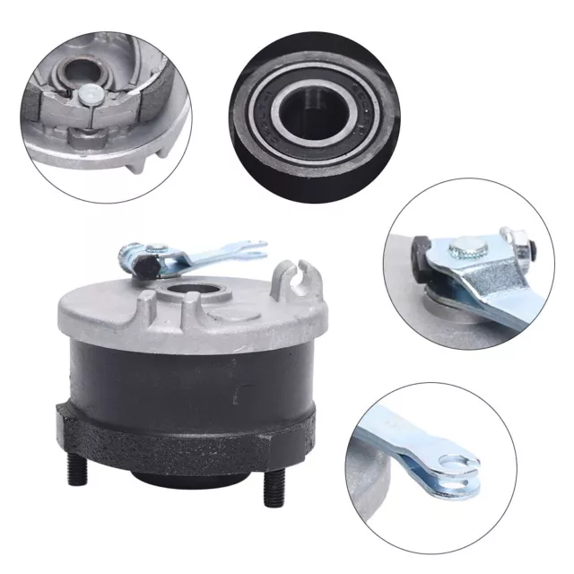 1 Pair Front Drum Brake Assembly Wheel Hub For ATV Quad Go Kart Coolster Buggy