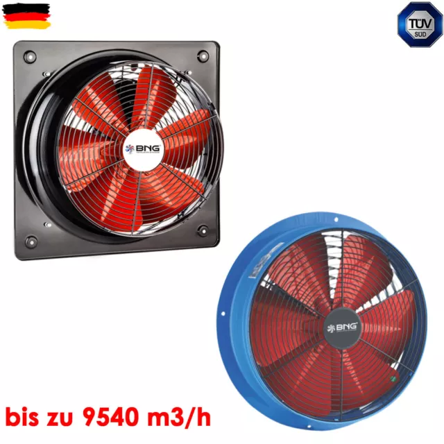 Industrie Ventilateur Axial Plus Grand 2200 - 9540 M³/H Soufflerie Mur 230 V