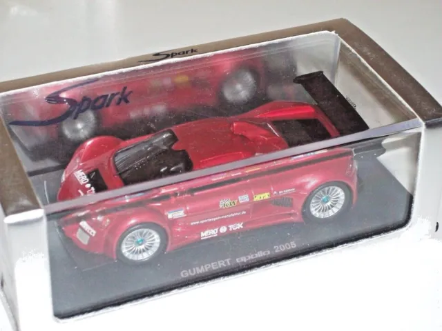 SPARK 1/43 S0666 GUMPERT APOLLO 2005 Red/Rouge/Rot/Rood Rare! NLA!
