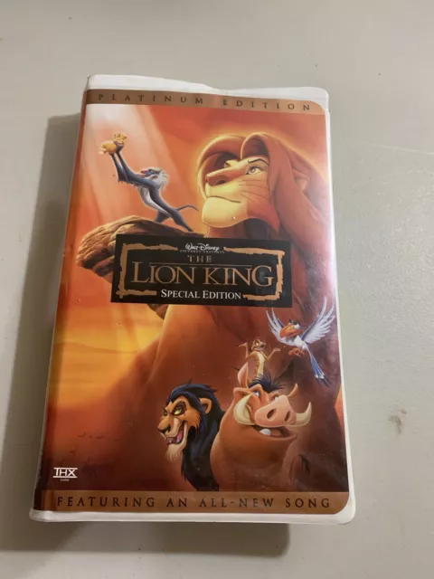 VHS DISNEY’S THE Lion King Special Edition & The Lion King II 30420 ...