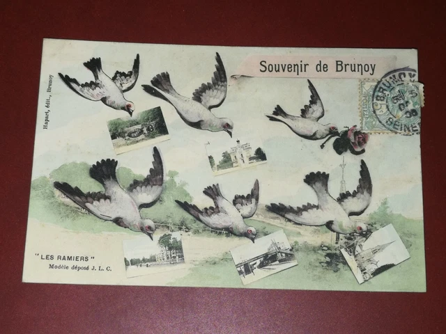 CPA - 91 - Souvenir de Brunoy - LES RAMIERS