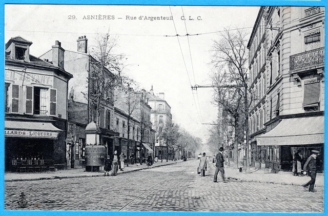 Cpa 92 Asnieres - Rue D'argenteuil
