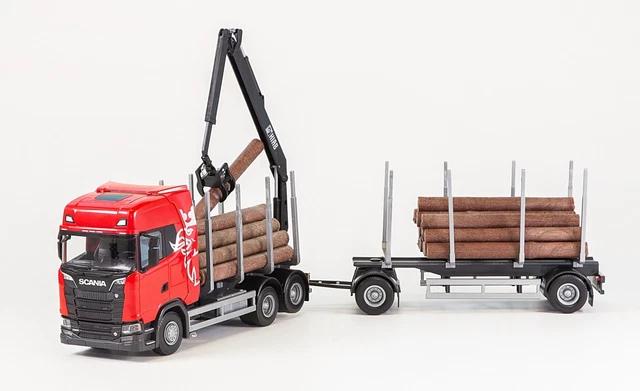 Camion EMEK Scania R 730 8x4 Rouge - 1/25 - EMEK20705 - Neuf