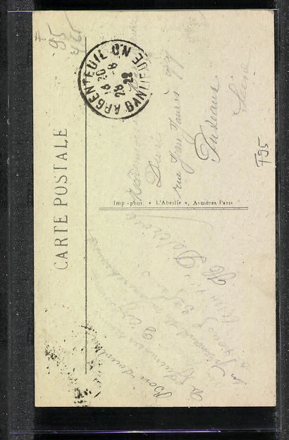 CPA Argenteuil, Le moulin d´Orgemont 1922 2