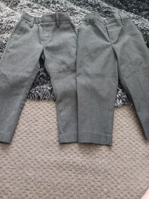 Boys Grey School Trousers Bundle Age 3 Years Tu Next Uniform
