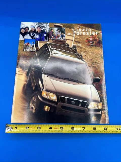 2001 Subaru Forester 12-page Original Car Sales Advertising Brochure Catalog