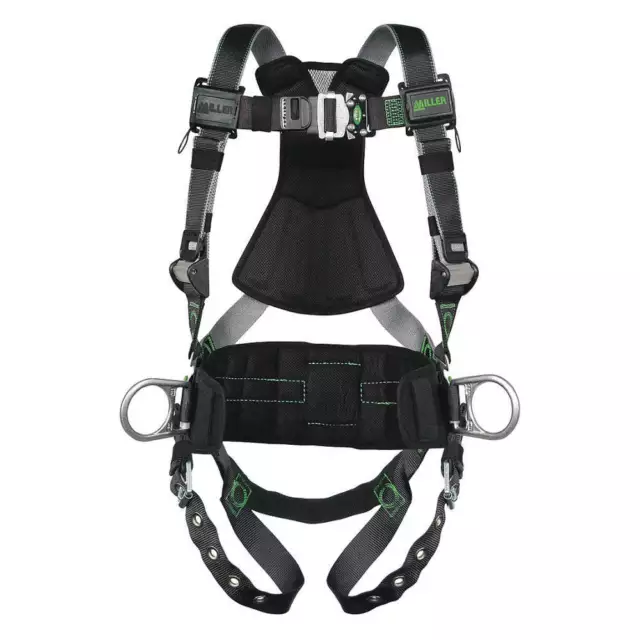 HONEYWELL MILLER RDT-TB-DP/UBK Full Body Harness,Revolution,L/XL 5PA96