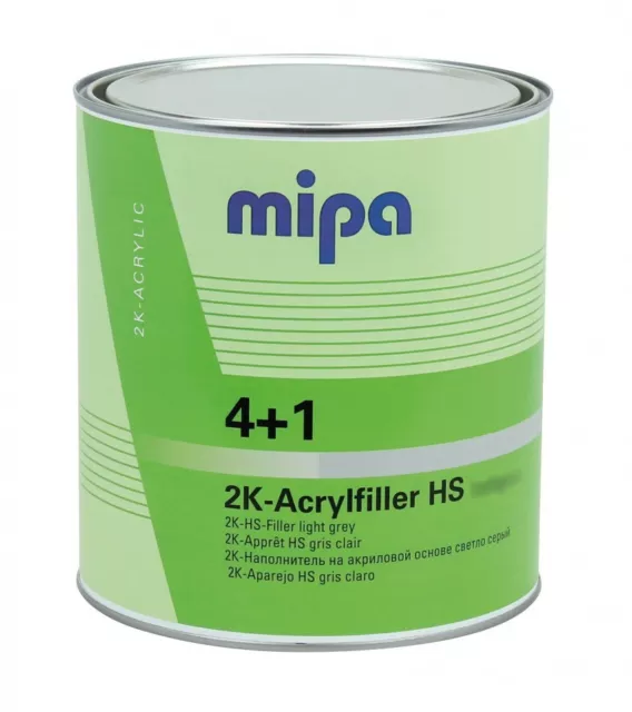 Mipa 2K Acrylfiller HS 4+1 DUNKELGRAU ca. RAL 7011 Acrylfüller Grundierfüller 1L