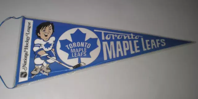 Vintage Pennant * Toronto Maple Leafs * Rare !!! Hockey - NHL * Size 41cm x 19cm