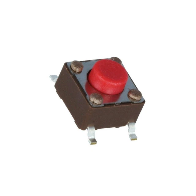 5x Microinterruttore TACT TL1105SF100Q | SPST-NO, THT, 0,05A 12VDC, 0,98N - 4