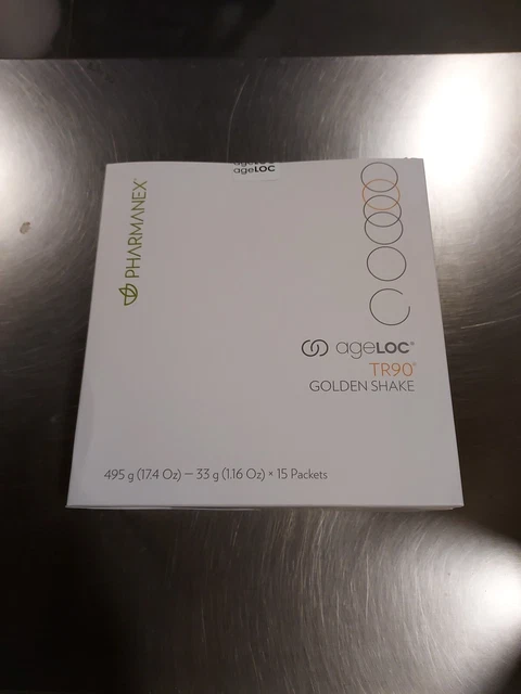 Nu Skin Nuskin Pharmanex  ageLOC TR90 Golden Shake 15 Packets Exp11/23/24,sealed