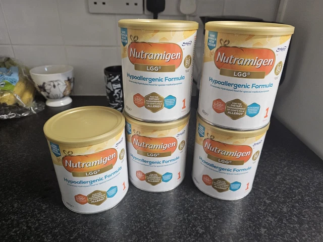 NUTRAMIGEN LIPIL INFANT Formula 1- 400g X5 Containers £40.00 - PicClick UK