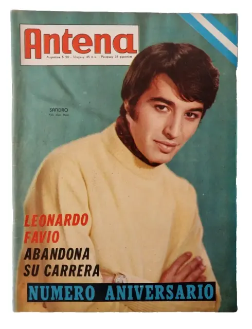 1969 Argentina Magazine Sandro de America Roberto Sánchez Rare Vtg Special Issue