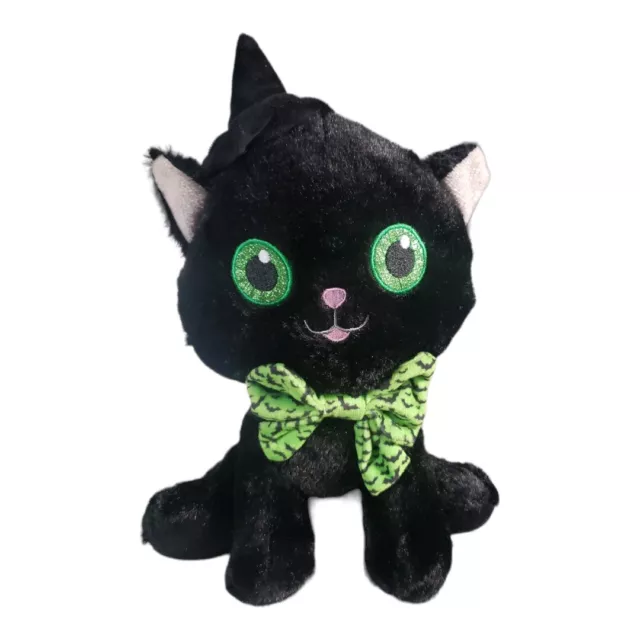 Black Cat Witch Hat Halloween Stuffed Animal Toy Plush