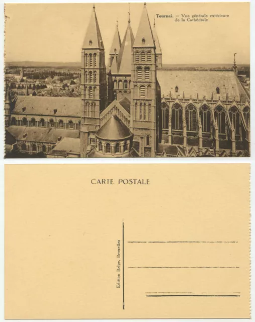 38586 - Tournai - La Cathedrale - Les Cinquin Clochers - old postcard