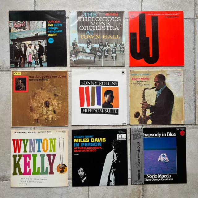 28 Jazz LP Vinyl Record Collection / Job Lot – Coltrane, Monk, Rollins, Mobley