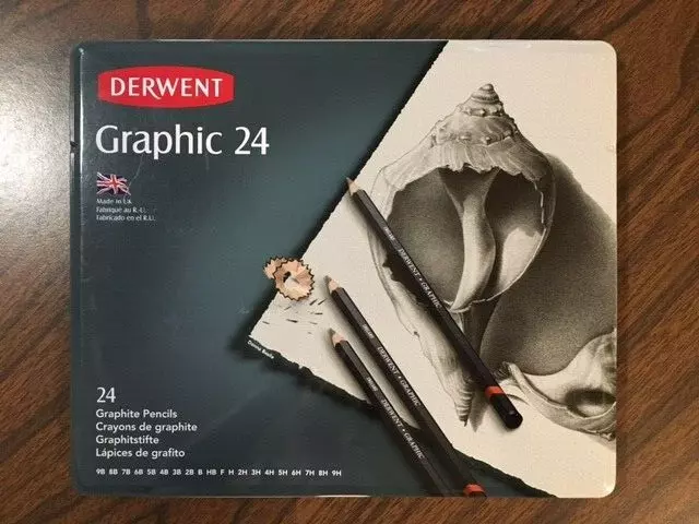 Juego de 24 lápices de grafito Derwent Graphic (No. 34202)