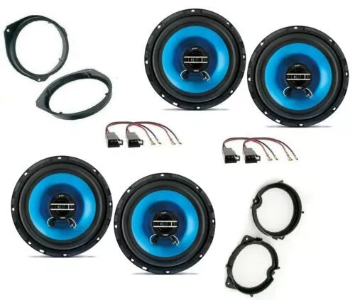 Audiodesign Pk 165 Set 4 Haut Parleur Opel Corsa 06> Astra H 05> Brkt / Conn