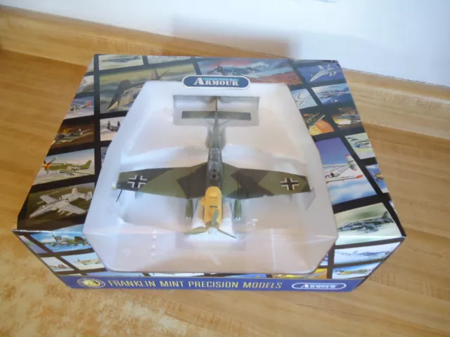 Franklin Mint Precision 1/48 WWII German JU87 Stuka B-JU 87R Die Cast Replica