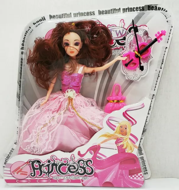 Princess Doll Play Set With  Accessories Girls Best Beautiful Toy Gift